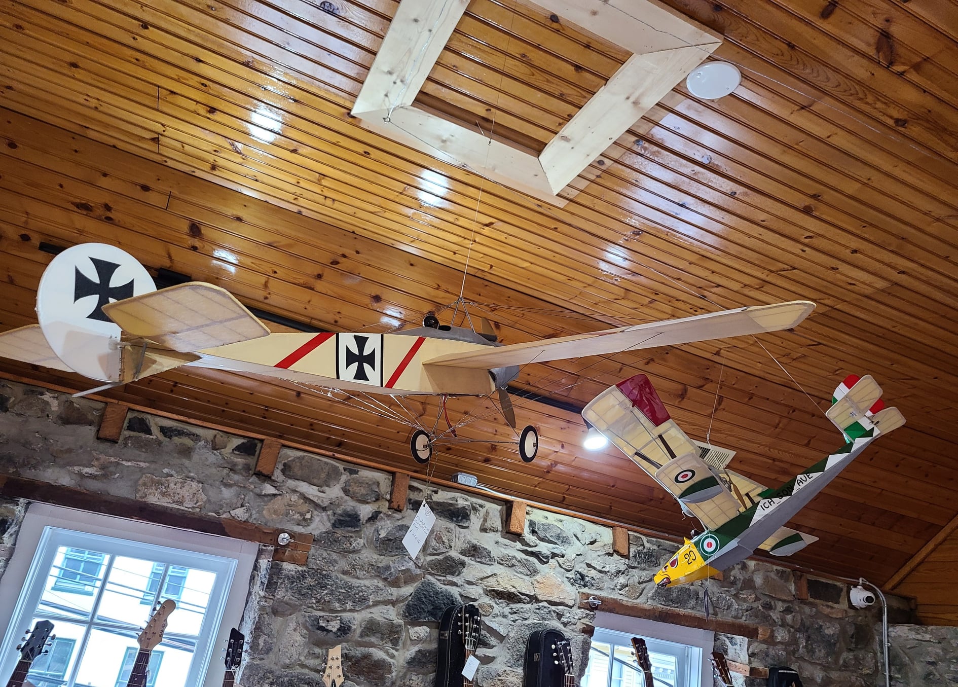 Vintage toy airplanes